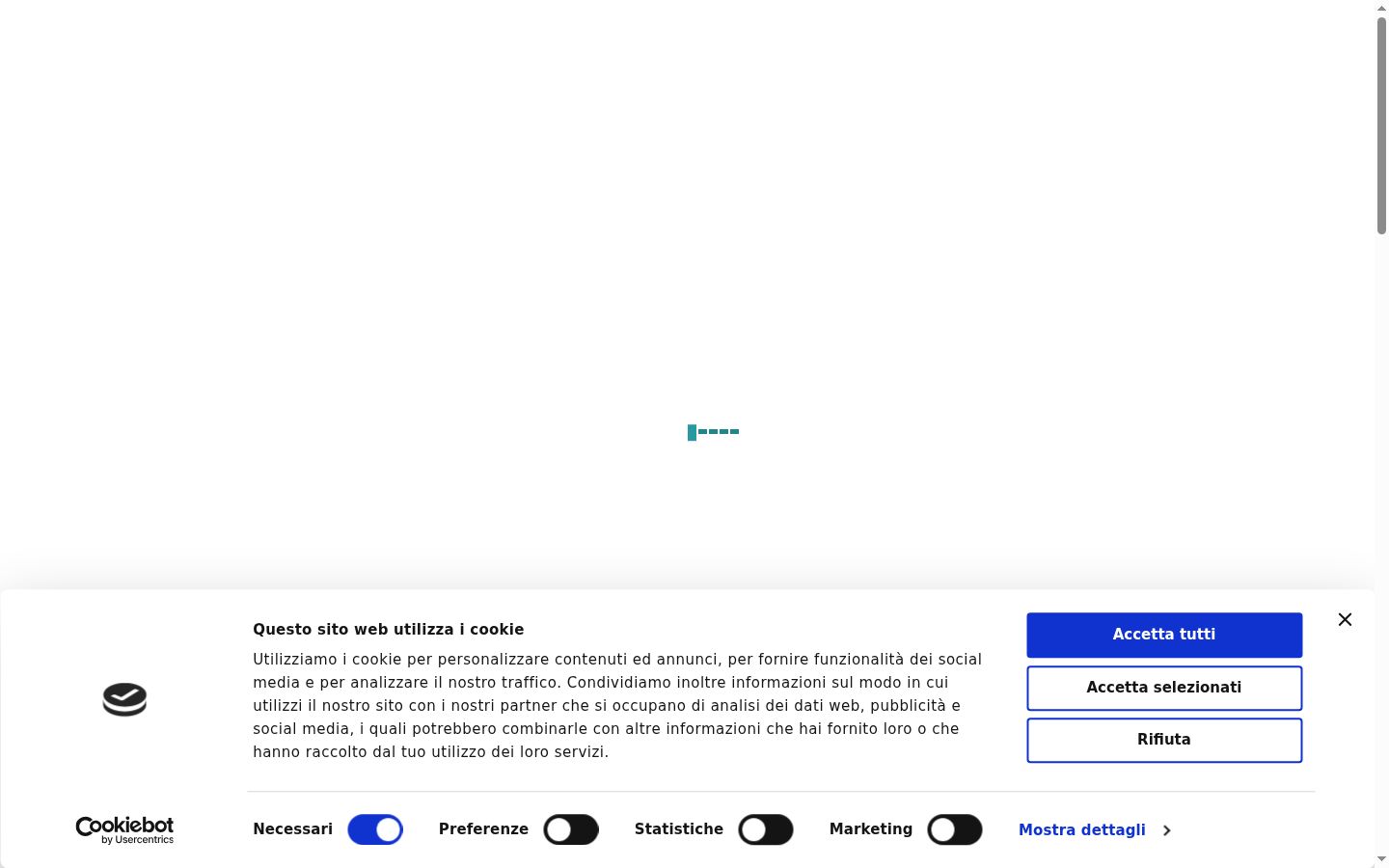 Screenshot του banner συγκατάθεσης που εμφανίστηκε πριν από οποιαδήποτε αλληλεπίδραση