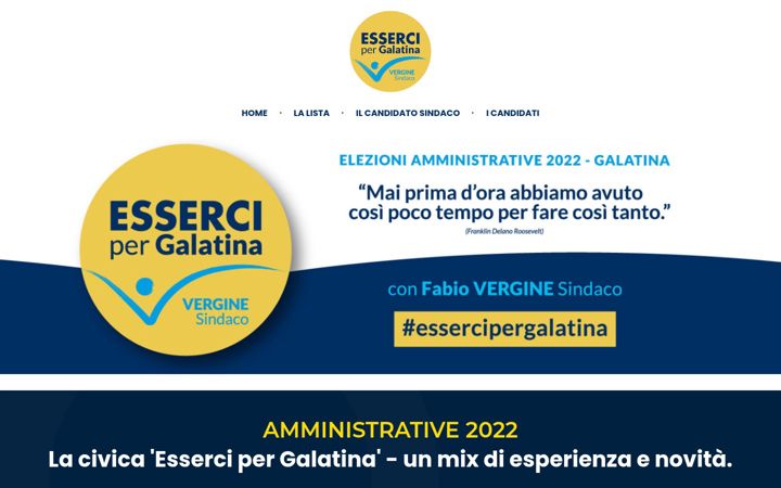 Capture d'écran de essercipergalatina.it