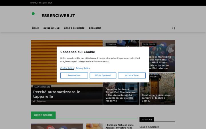 Capture d'écran de esserciweb.it