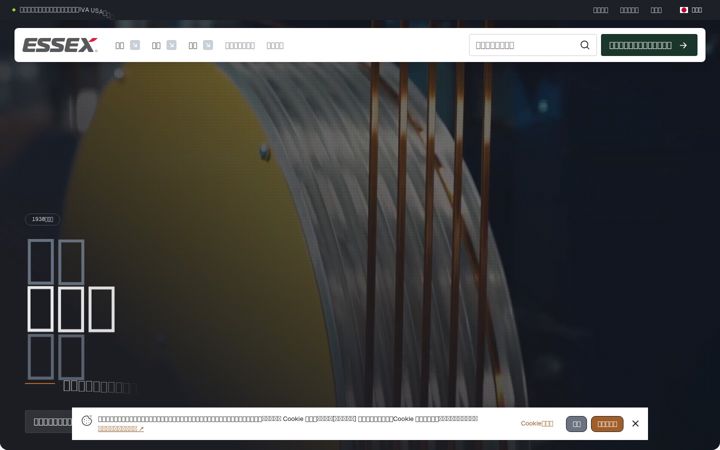 Screenshot of essexsolutions.jp