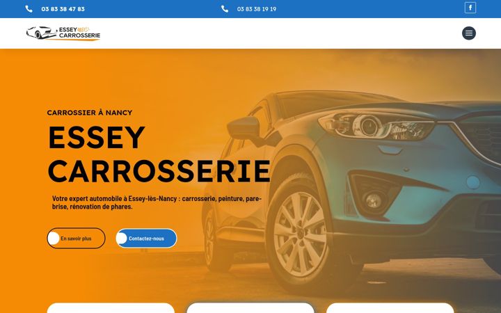 Skærmbillede af essey-carrosserie.fr