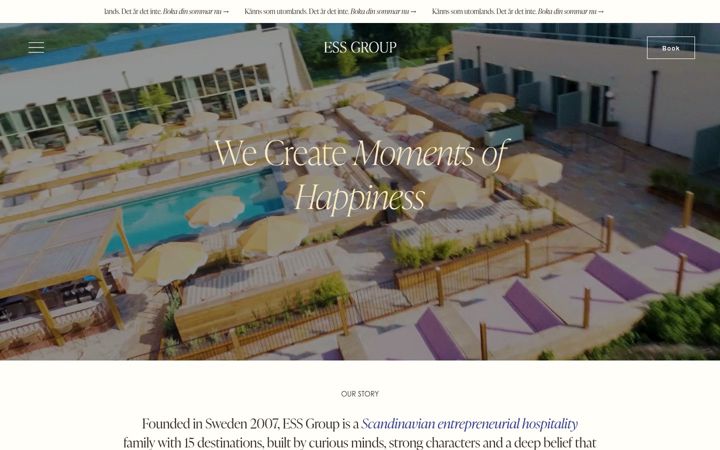 Screenshot of essgroup.se