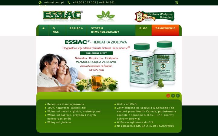 Screenshot ta' essiac.pl