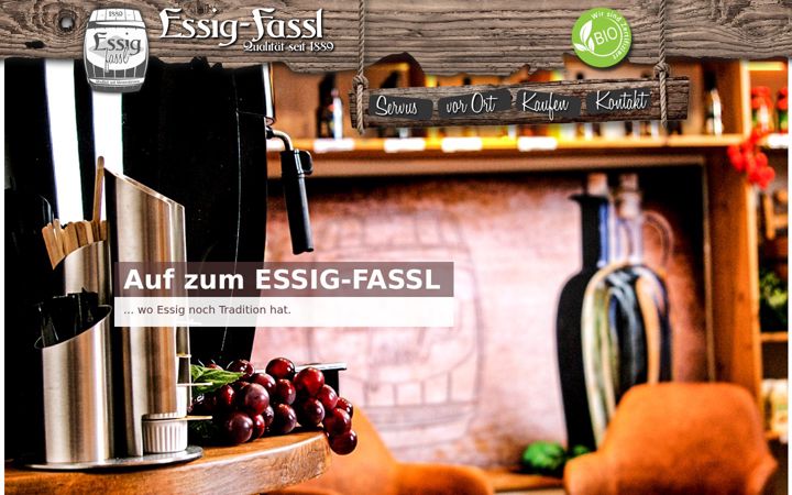 Capture d'écran de essig-fassl.de