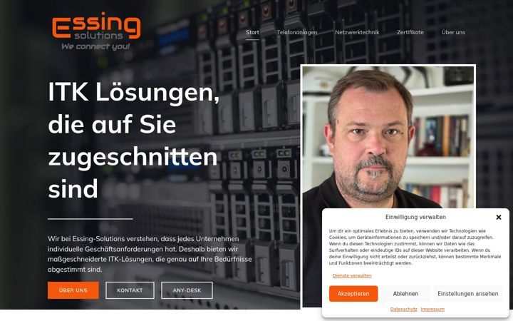 Screenshot του essing-solutions.de