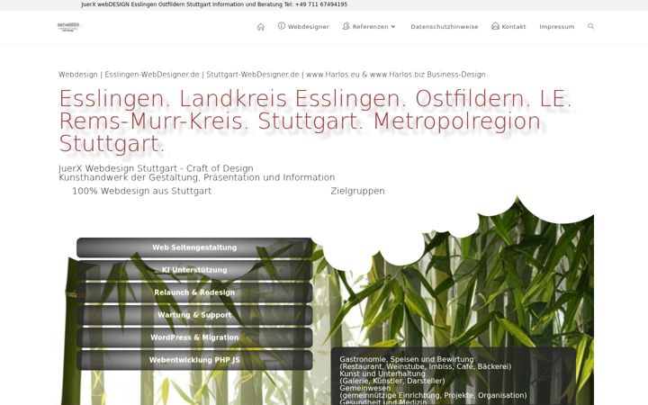Screenshot του esslingen-webdesigner.de