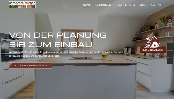 Snimka zaslona za esslinger-schreinerei.de