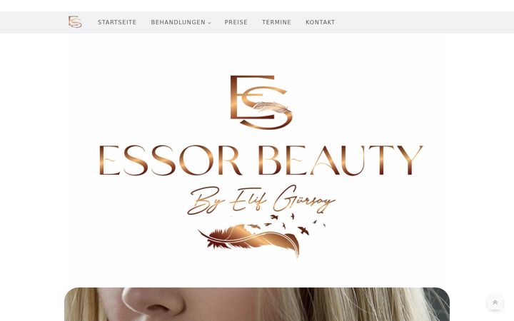 Snimka zaslona za essorbeauty.de