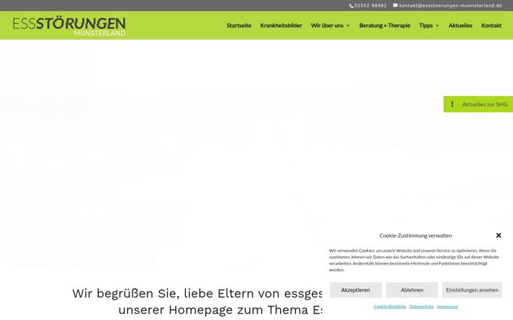 Snimka zaslona za essstoerungen-muensterland.de