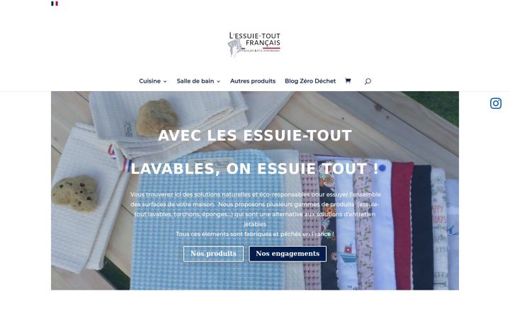 Captură de ecran a essuie-tout-francais.fr