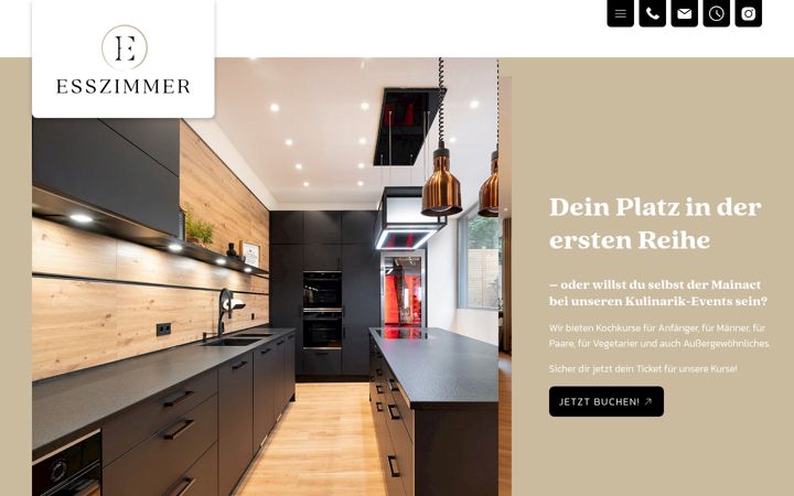 Snimka zaslona za esszimmer-freising.de