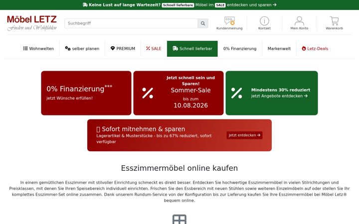 Екранна снимка на esszimmermoebel-online-kaufen.de