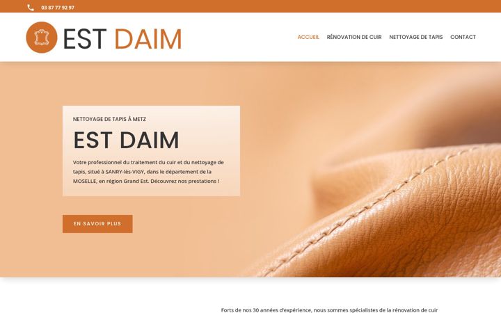 Captură de ecran a est-daim.fr