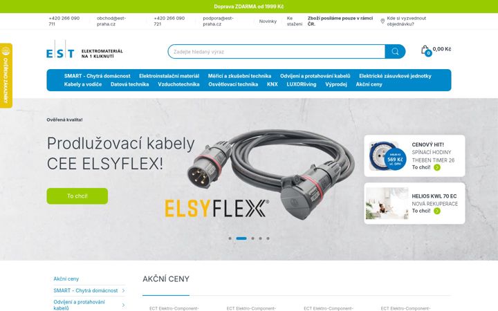 Snímek obrazovky est-shop.cz