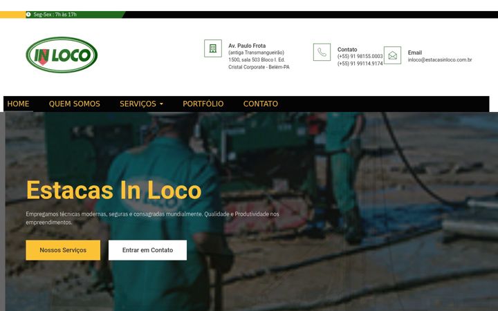 Екранна снимка на estacasinloco.com.br