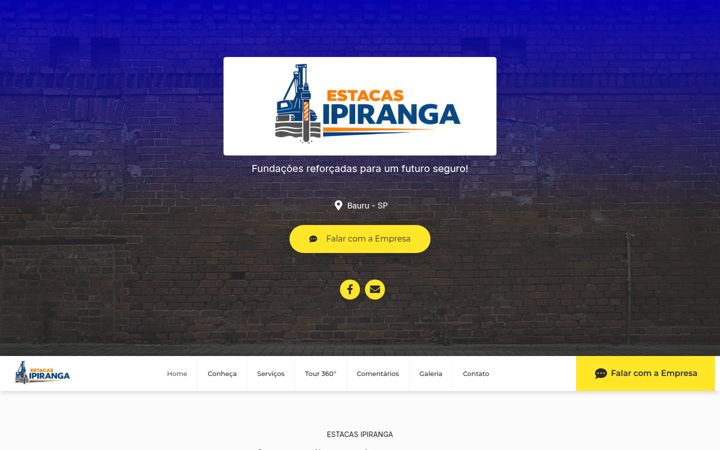 Екранна снимка на estacasipiranga.com.br