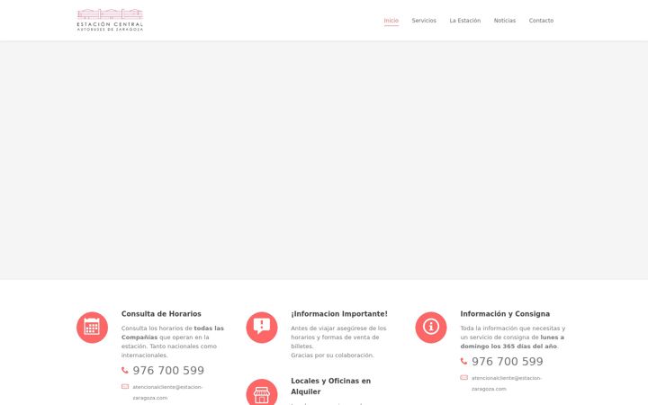 Screenshot ta' estacion-zaragoza.es