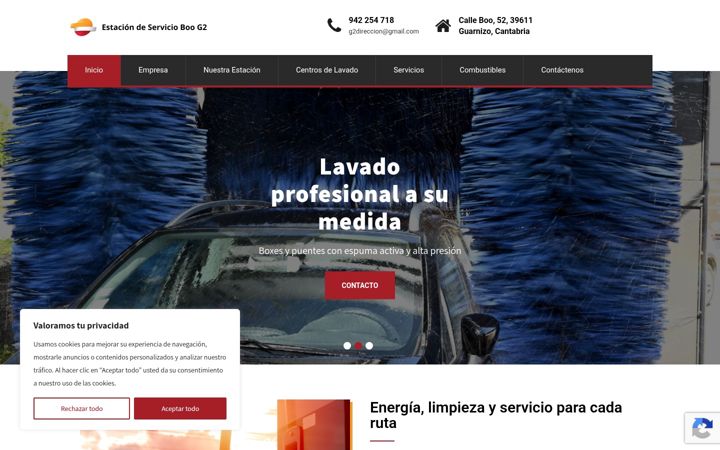 Screenshot ta' estaciondeservicioboo.es