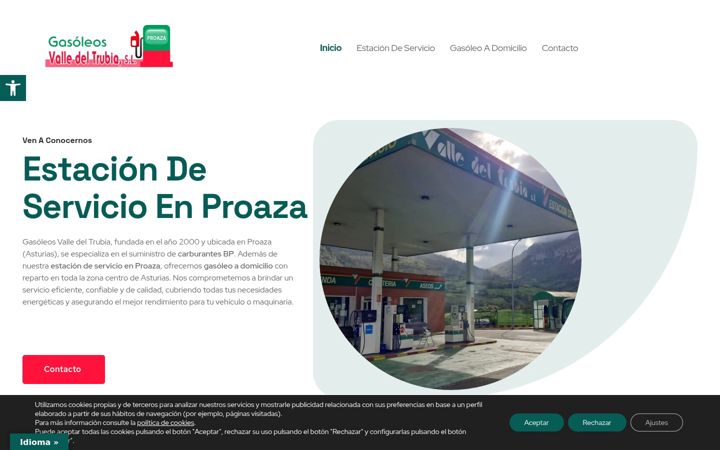 Screenshot ta' estaciondeserviciovalledeltrubia.es