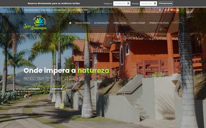 Snímek obrazovky estanciasaodomingos.com.br