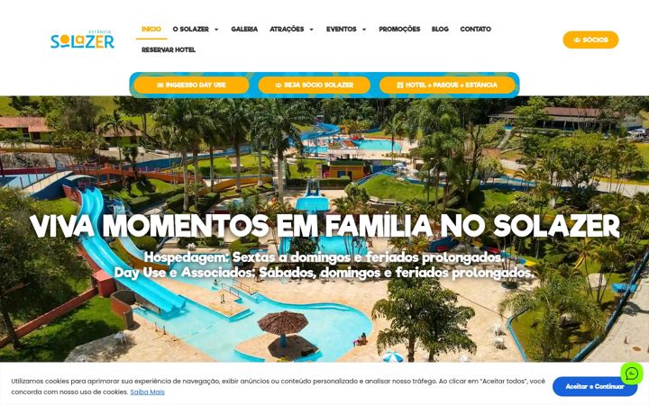 Snímek obrazovky estanciasolazer.com.br