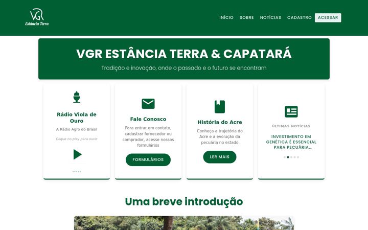 Snímek obrazovky estanciaterra.com.br