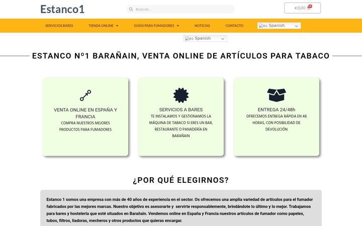 Screenshot ta' estanco1.net