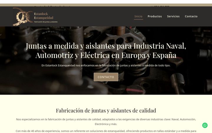 Screenshot ta' estanlock.net