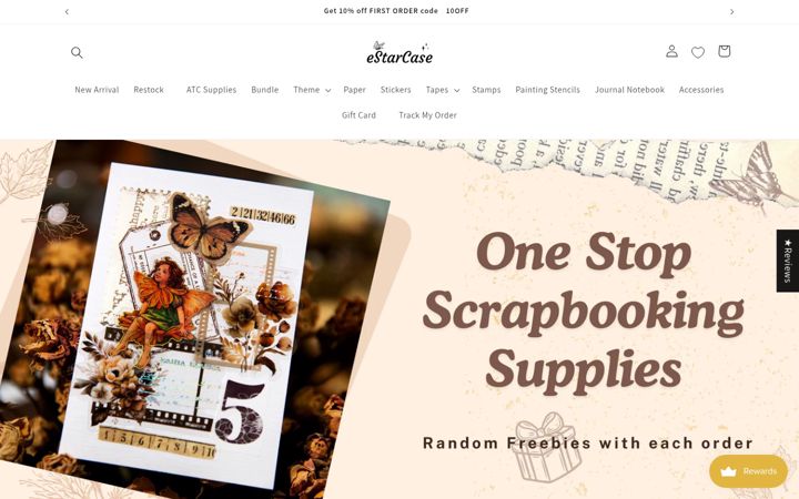 Screenshot of estarcase.com