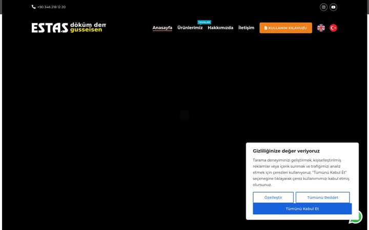 Snimka zaslona za estastava.com.tr
