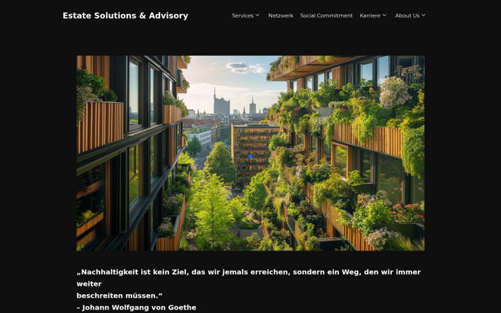 Screenshot του estate-advisory.de