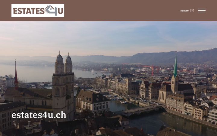 Screenshot ta' estates4u.ch