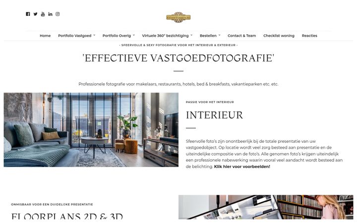 Screenshot von estatevisuals.nl