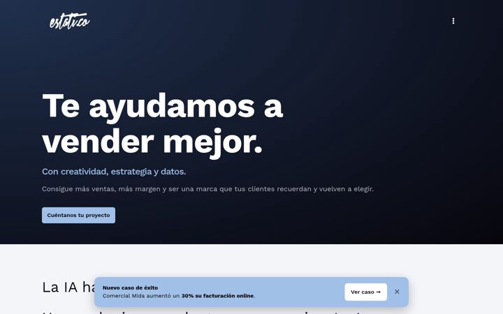 Screenshot of estati.co
