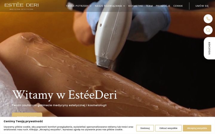 Captură de ecran a esteederi.pl