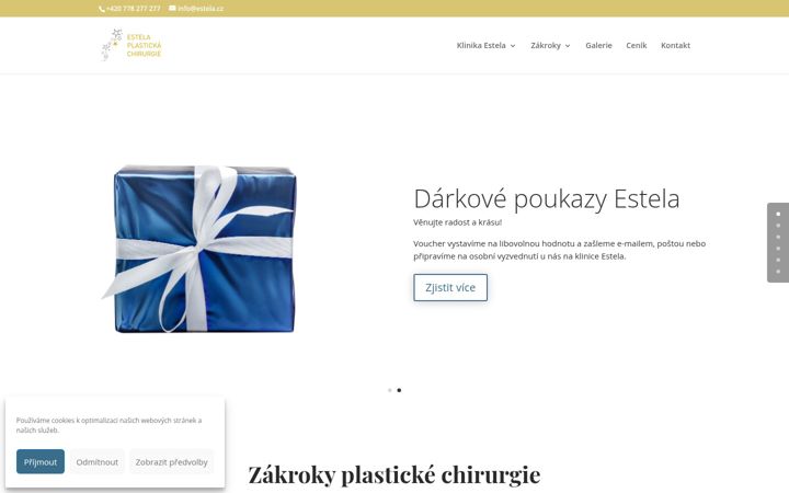Snímek obrazovky estela.cz
