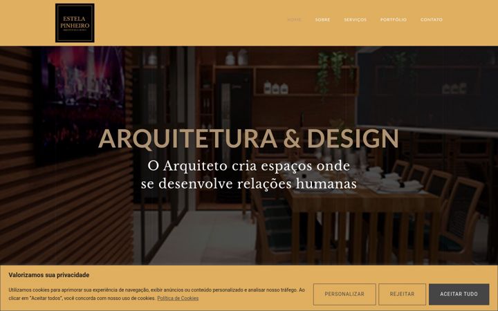 Snímek obrazovky estelapinheiro.com.br