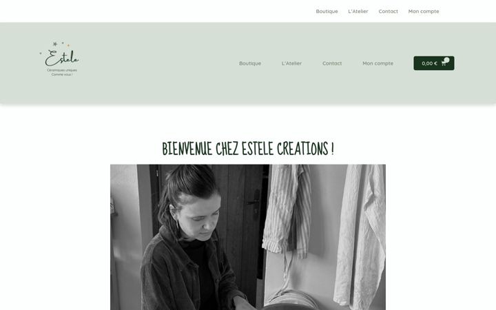 Captură de ecran a estele-creations.fr