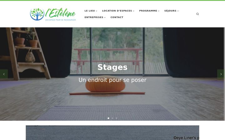 Captură de ecran a estelene.fr