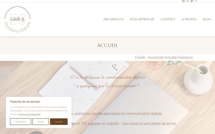 Captură de ecran a estelle-g.fr