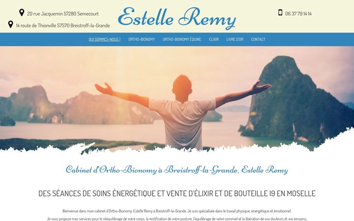 Captură de ecran a estelle-remy.fr