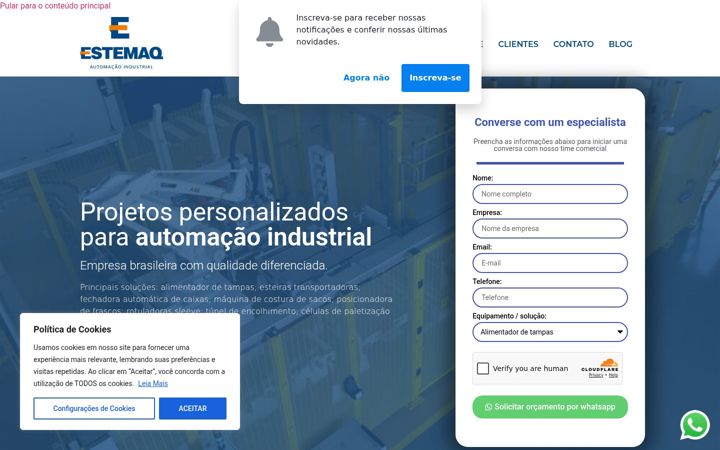 Екранна снимка на estemaq.com.br