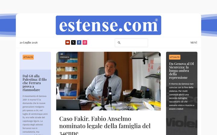 Screenshot of estense.com