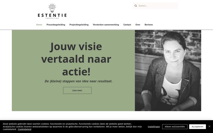 Screenshot ta' estentie.nl