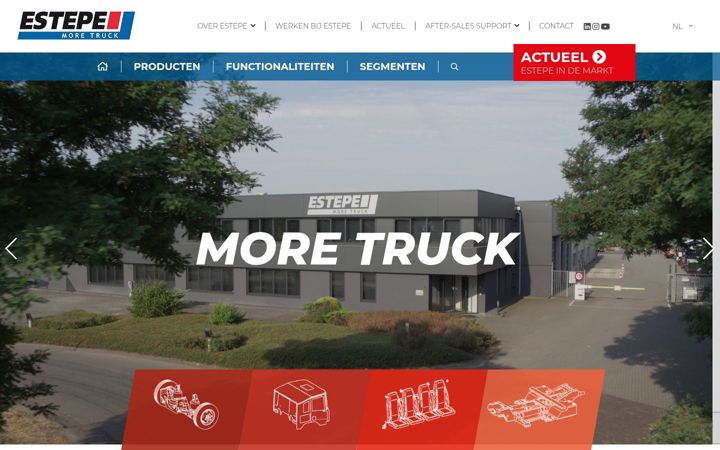 Screenshot ta' estepe.nl
