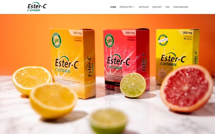 Screenshot of esterc.no