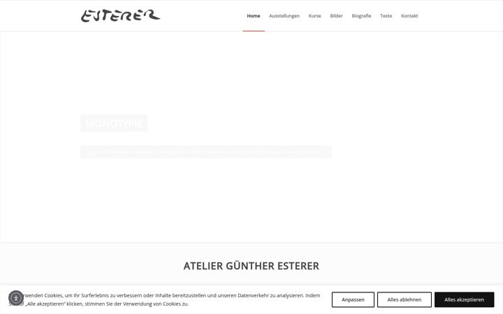 Kuvakaappaus sivustosta esterer.at