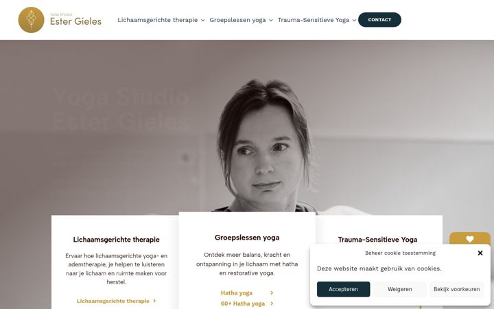 Screenshot ta' estergieles.nl
