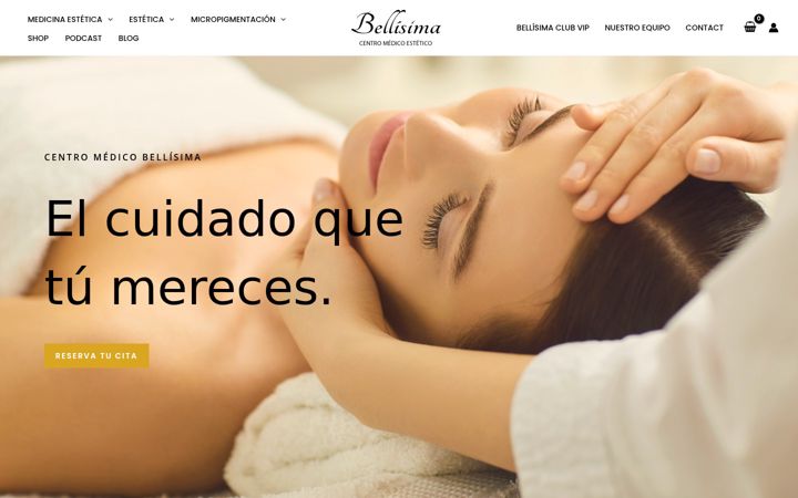 Screenshot ta' esteticabellisima.es