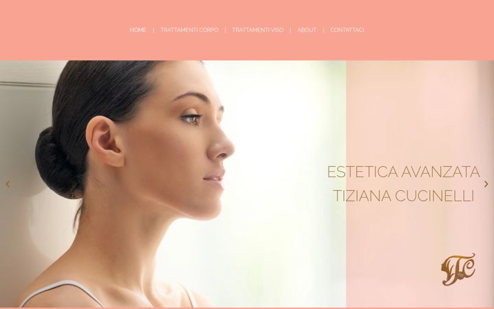 Screenshot van esteticacucinelli.it